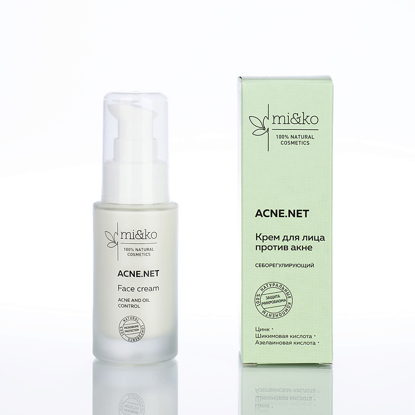 Изображение товара MI&KO Себорегулирующий крем для лица против акне "Acne.net", 30 мл