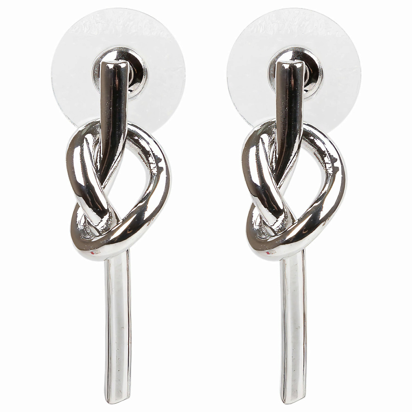 Изображение товара LUKKY Сережки Узелки вертикальные, 1 шт