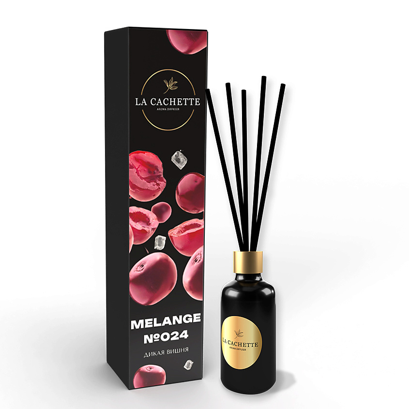 Изображение товара Аромадиффузор Спелая вишня 50 мл LA CACHETTE с регулируемой интенсивностью ароматов