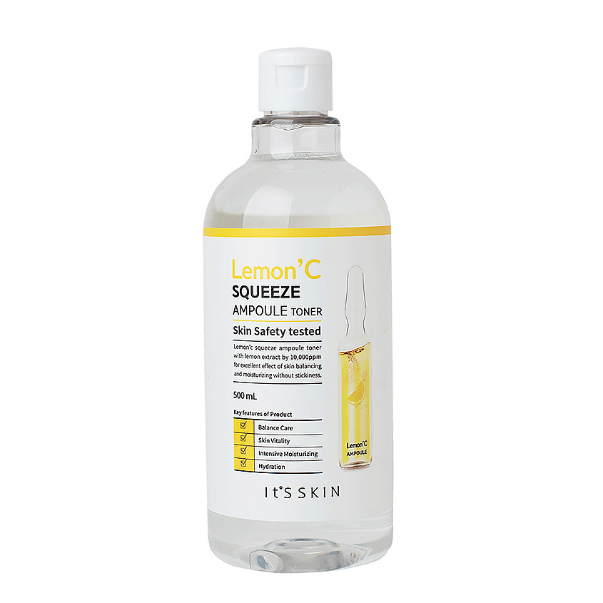 Изображение товара IT'S SKIN Тонер для лица Lemon' C Squeeze Ampoule Toner, 500 мл
