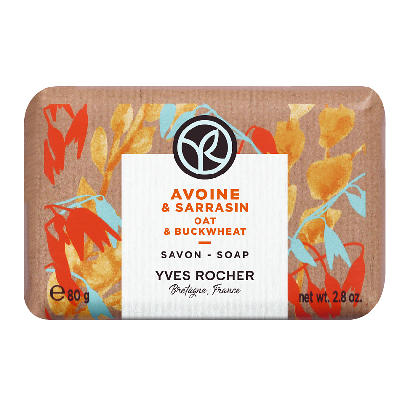 Изображение товара YVES ROCHER Мыло «ОВЕС & ГРЕЧИХА», 1 шт.