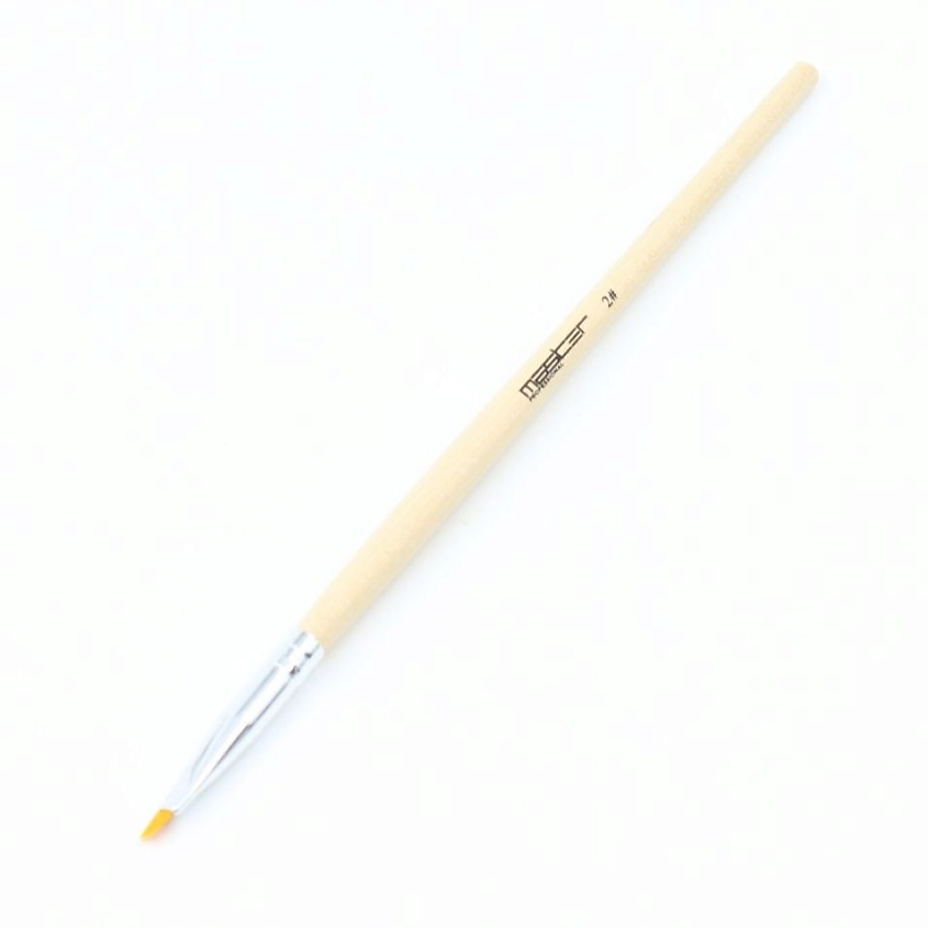 Изображение товара MASTER Кисть для наращивания ногтей прямая 2мм White, 2 мм, прямая, бежевый