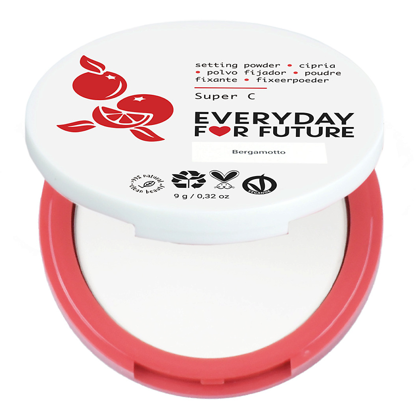Изображение товара EVERYDAY FOR FUTURE Пудра фиксирующая бергамот 01 для всех типов кожи