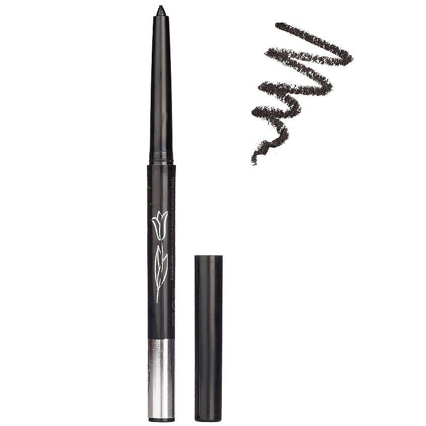 Изображение товара Автоматический карандаш для глаз La Rosa черный 12 см водостойкий