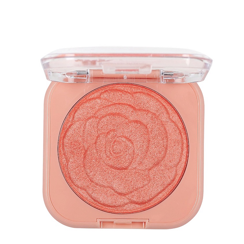 Изображение товара LA ROSA Румяна для лица запеченные перламутровые, 04-персиково-розовый