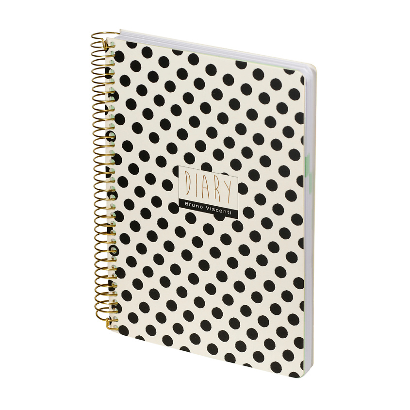 Изображение товара Ежедневник Bruno Visconti CUTE DIARY Black&White.Горошек формат А5