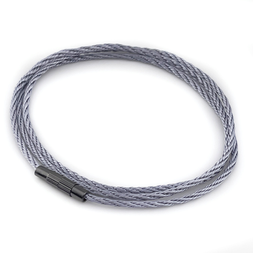 Изображение товара ROK HAIR Шнурок для крестика и бижутерии со стальным замком, 70 см