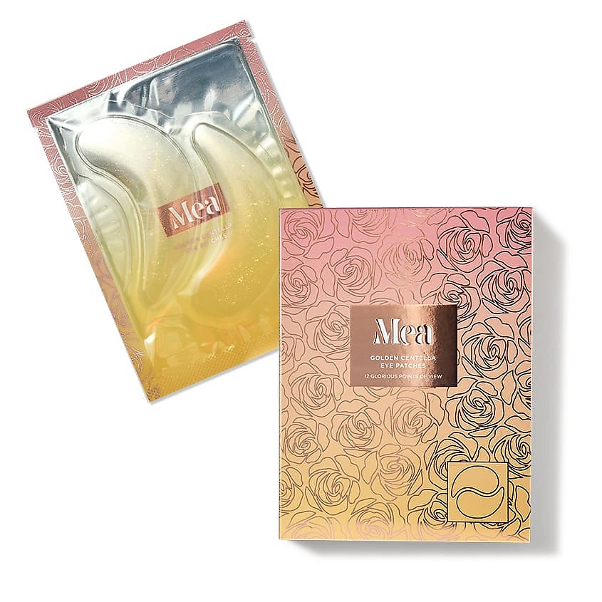Изображение товара MEA Золотистые патчи с экстрактом центеллы азиатской Golden Centella Eye Patches, 12 пар х 4 г