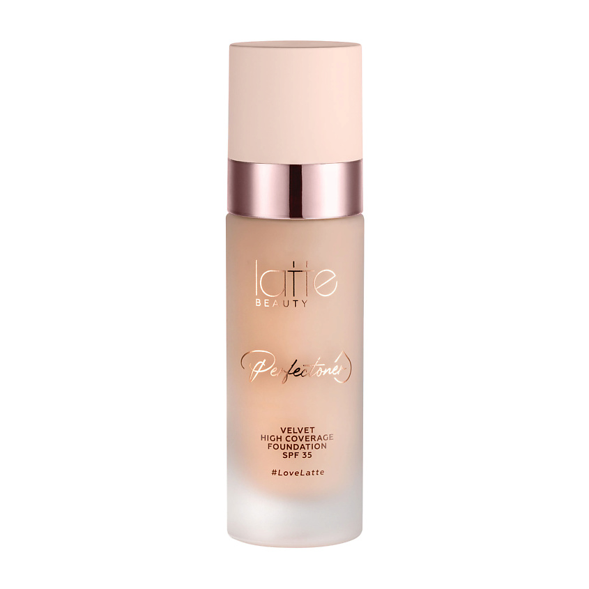 Изображение товара LATTE BEAUTY PERFECTONER VELVET HIGH COVERAGE FOUNDATION SPF35 02 natural beige