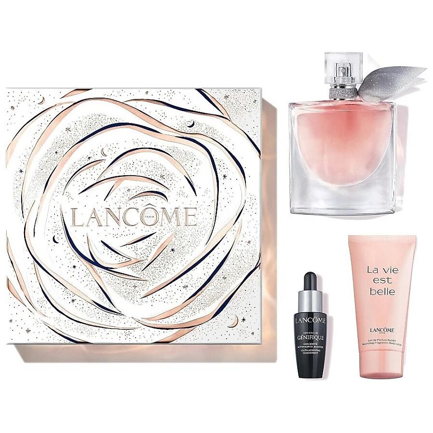 Изображение товара LANCOME Набор La Vie Est Belle: Парфюмерная вода + Лосьон + Сыворотка Advanced Genifique, 50 мл + 50 мл + 10 мл