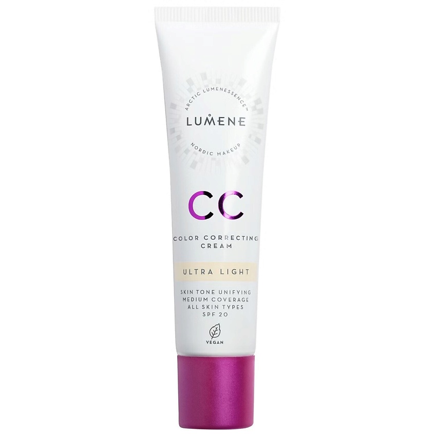Изображение товара LUMENE Легкий тонирующий крем CC Color Correcting Cream SPF20, 00 Ultra Light