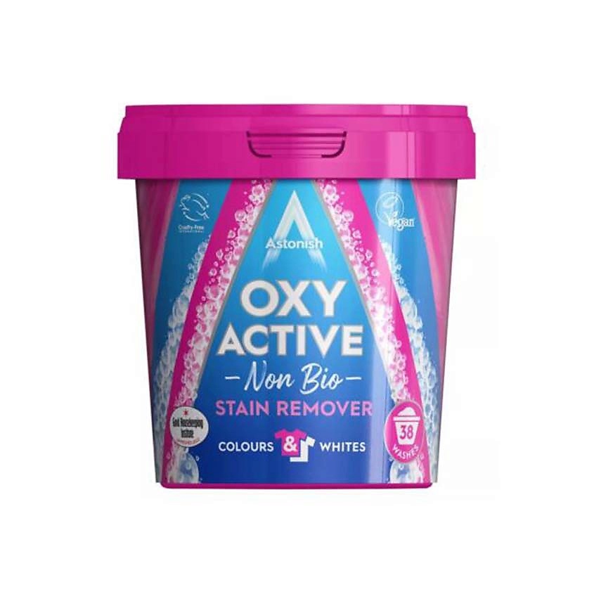 Изображение товара ASTONISH OXY ACTIVE Активный пятновыводитель с усилителем стирки, 625 мл