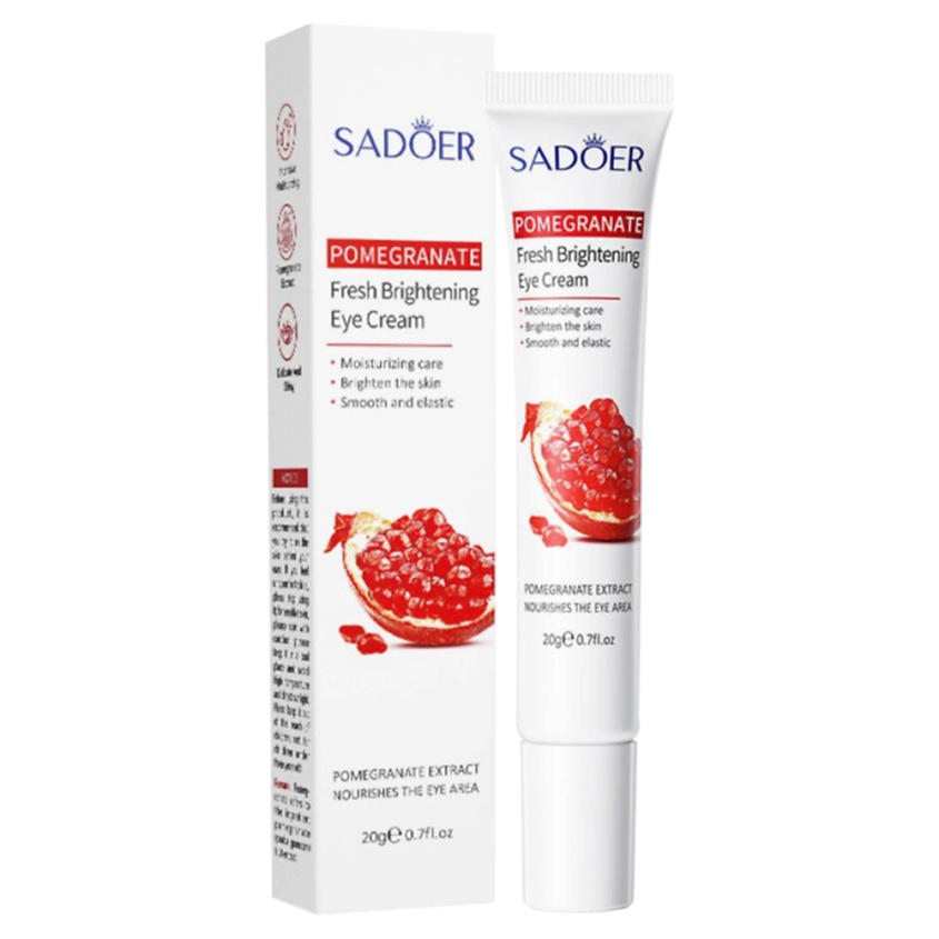 Изображение товара SADOER Крем для кожи вокруг глаз с экстрактом граната 20 гр - антивозрастное и увлажняющее средство