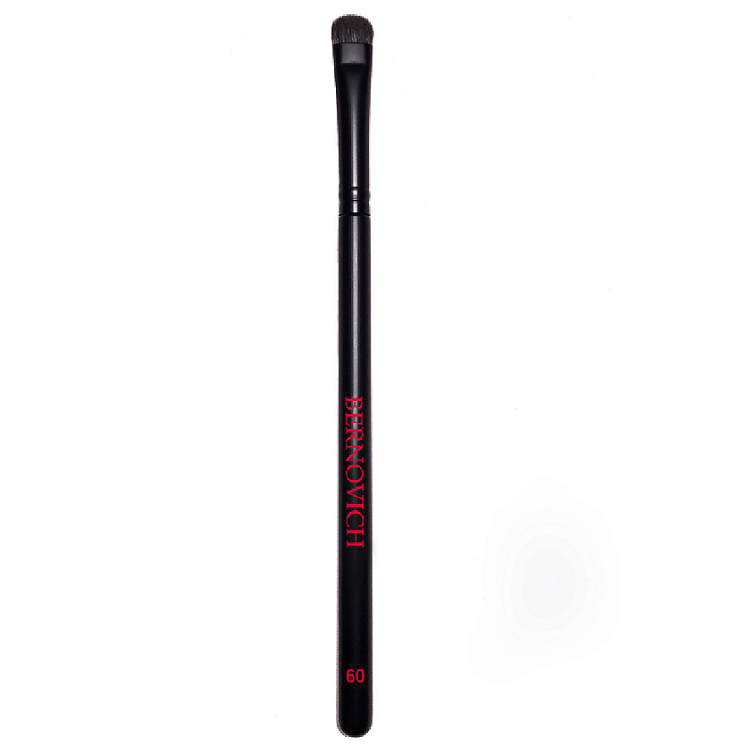 Изображение товара BERNOVICH Кисть №09 плоская с коротким упругим ворсом, 1 шт