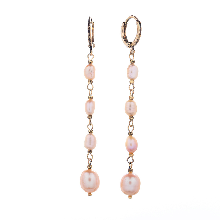 Изображение товара Ланзеротти серьги Pesca с жемчугом и кварцем для женщин