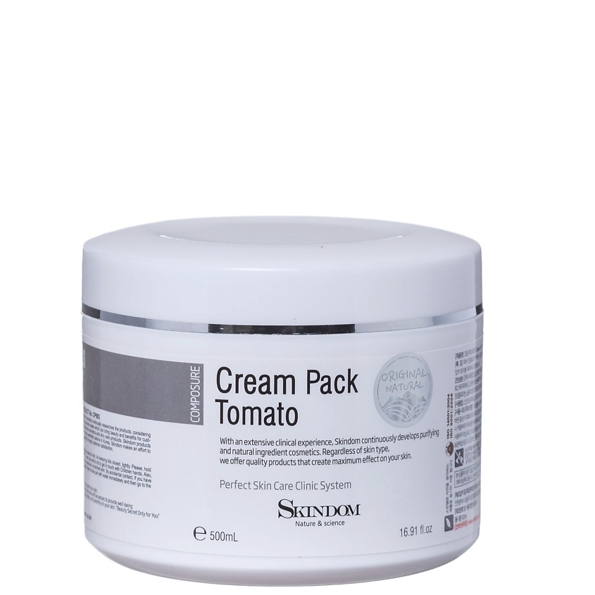 Изображение товара SKINDOM Кремовая маска для лица с экстрактом томата, 500 мл