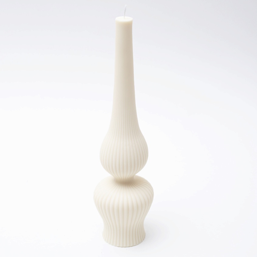 Изображение товара BYGY BY GOLUBOVSKAYA YAKANINA Свеча декоративная, цвет: Белый, 1 шт