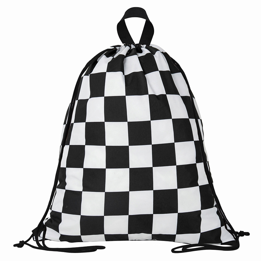 Изображение товара BRAUBERG Мешок для обуви большой удобный с ручкой Black and white, 1 шт.