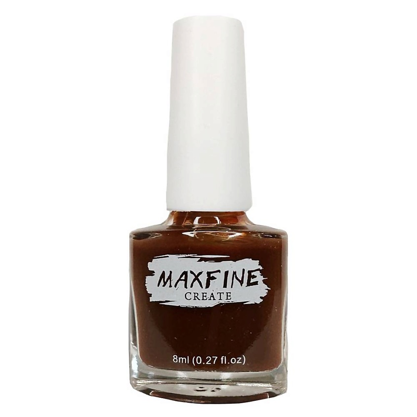 Изображение товара Максфайн Лак для ногтей быстросохнущий коричневый 100 оттенков