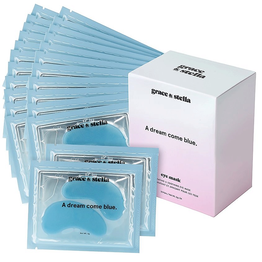 Изображение товара GRACE AND STELLA Увлажняющие и успокаивающие маски -патчи для области вокруг глаз, 48 шт.