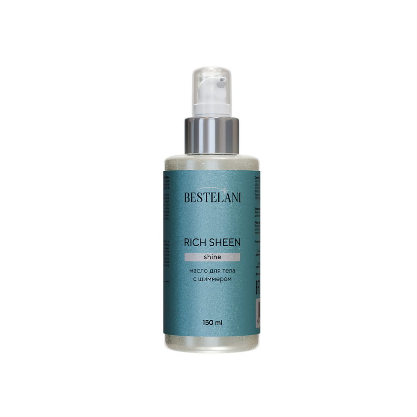 Изображение товара BESTELANI Масло для тела с шиммером, увлажняющее Rich Sheen, 150 мл