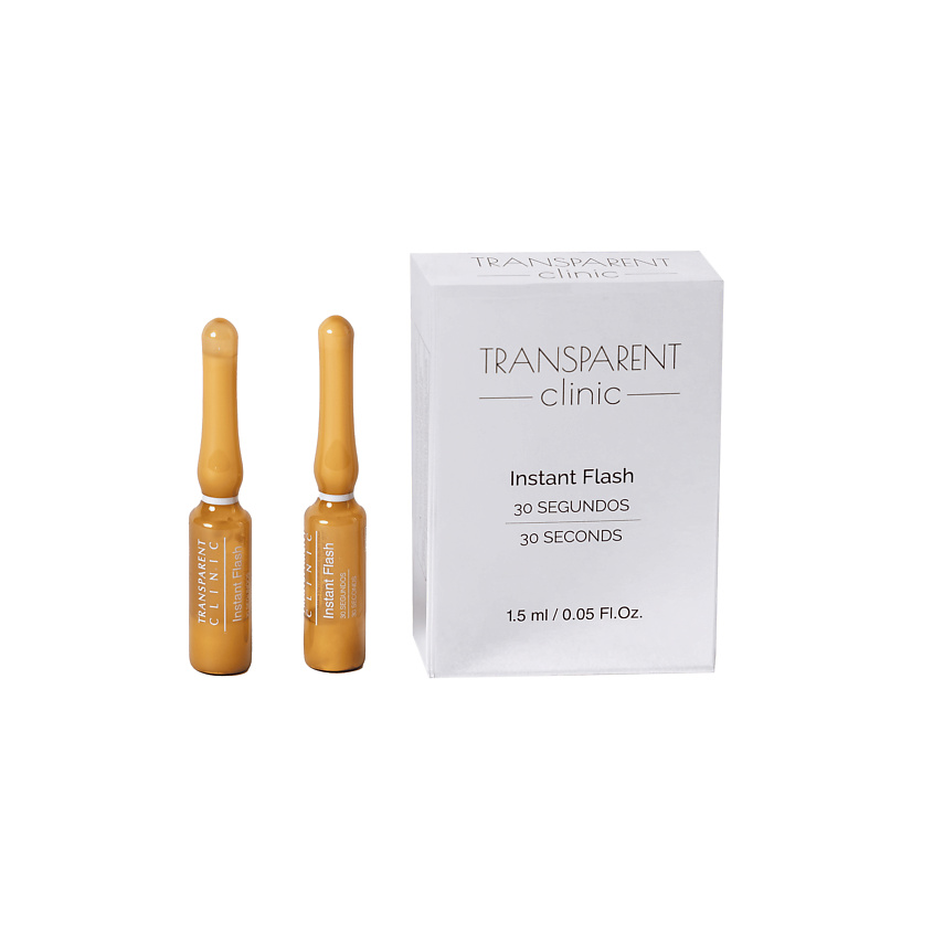 Изображение товара TRANSPARENT CLINIC Концентрат с лифтинг-эффектом за 30 секунд, Instant Flash 30 Seconds, 3 мл