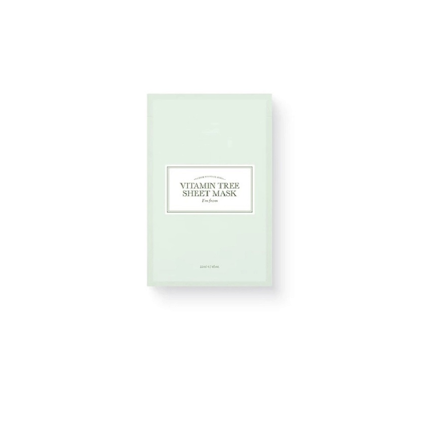 Изображение товара I'M FROM Тканевая маска с сывороточной пропиткой Vitamin Tree Sheet Mask, 22 мл