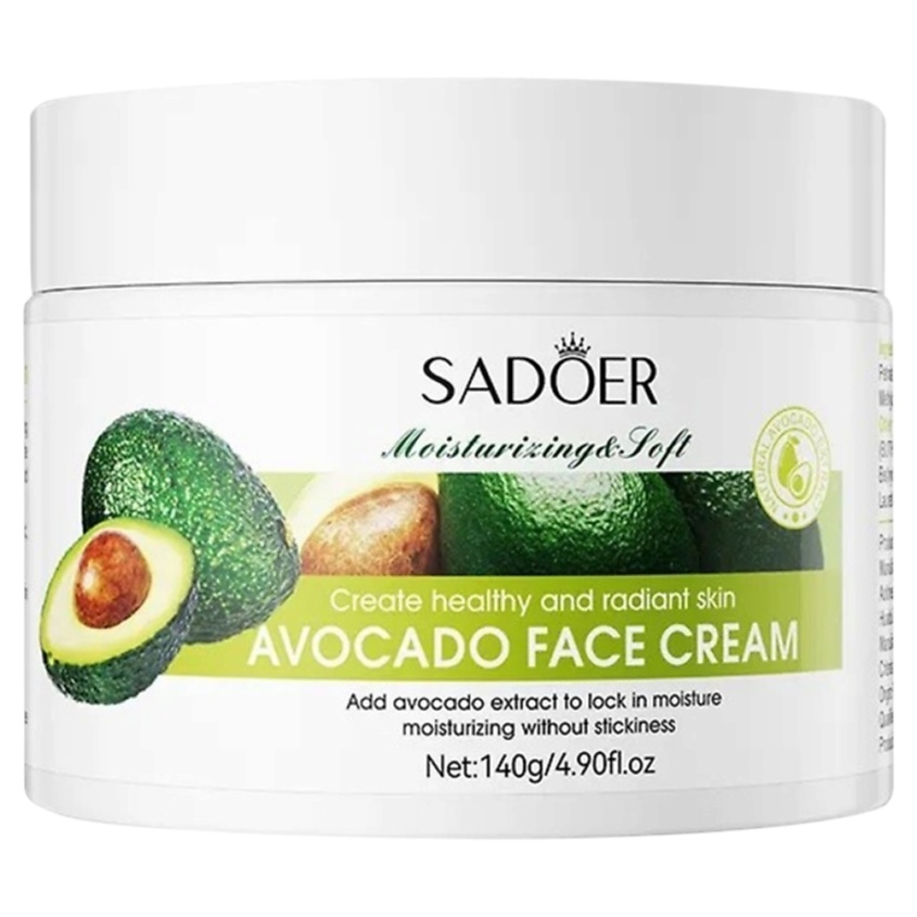 Изображение товара Питательный крем для лица с маслом авокадо SADOER 140 г для всех типов кожи