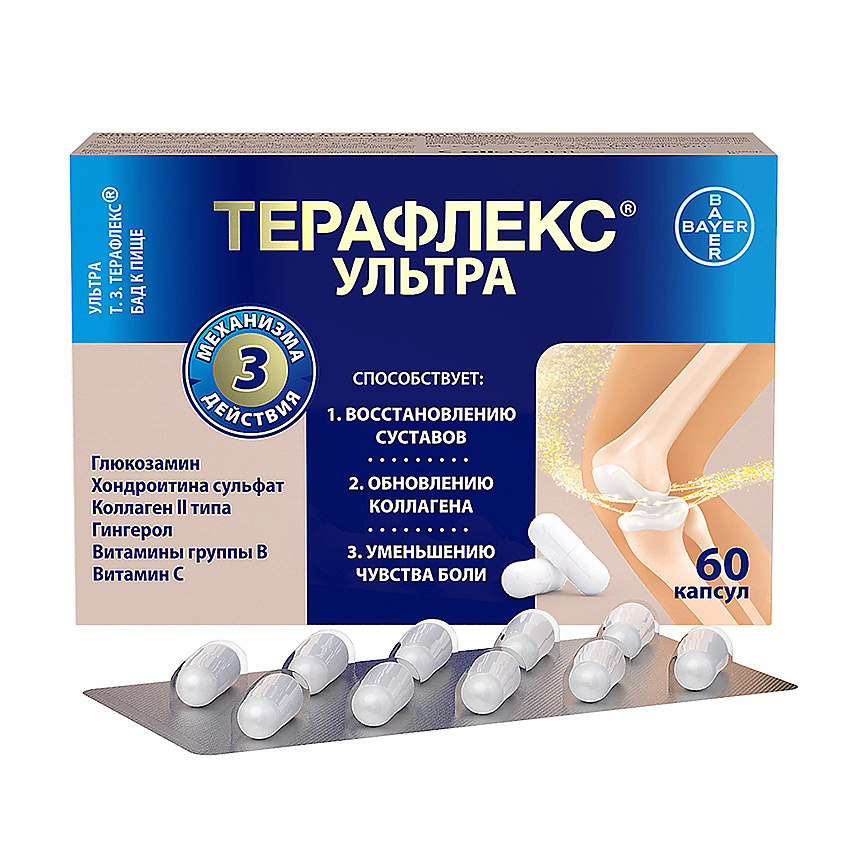 Изображение товара Терафлекс Ультра No60 - биодобавка для суставов и позвоночника