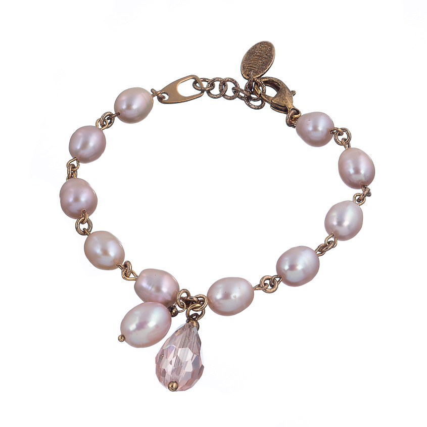 Изображение товара LANZEROTTI Браслет, Pesca, с жемчугом и кристаллом, размер: 21