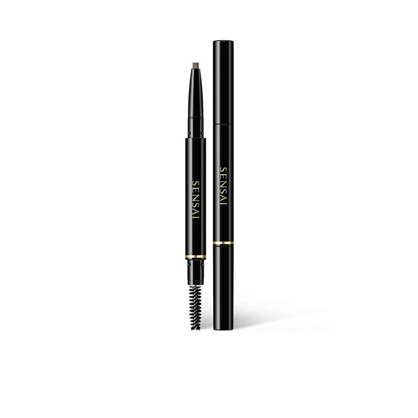 Изображение товара SENSAI Карандаш для бровей Styling Eyebrow Pencil со встроенной щеточкой, 02 Warm Brown
