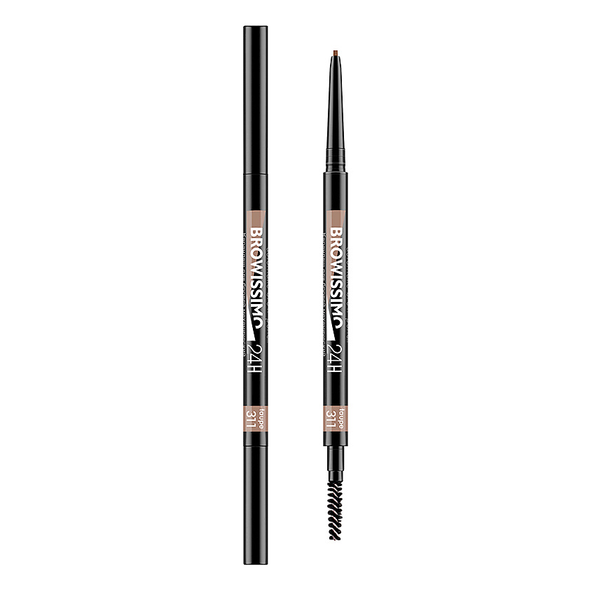 Изображение товара Карандаш для бровей LUXVISAGE BROWISSIMO Ultra slim 24H, тон Taupe, механический