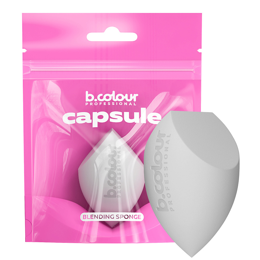 Изображение товара Профессиональный овальный спонж для макияжа B.COLOUR PROFESSIONAL CAPSULE 02 Grey