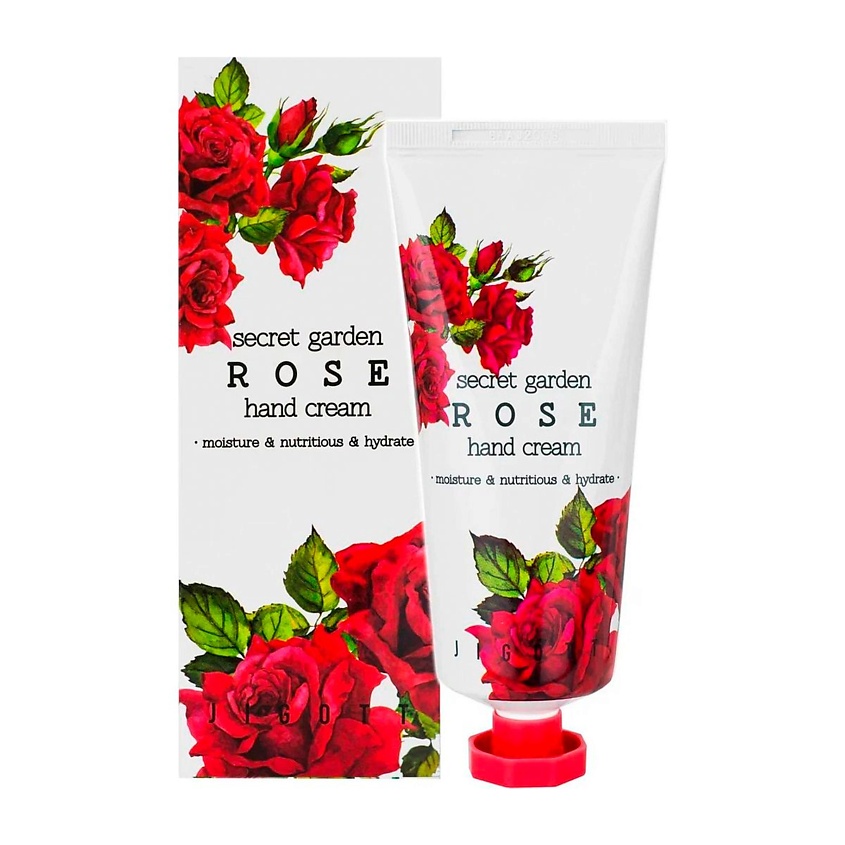 Изображение товара JIGOTT Крем для рук с розовой водой, 100 мл