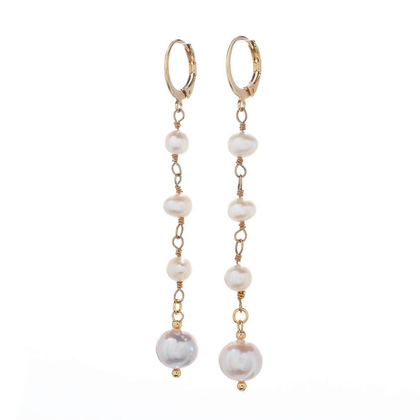 Изображение товара LANZEROTTI Серьги Splendore, с жемчугом, 1 шт