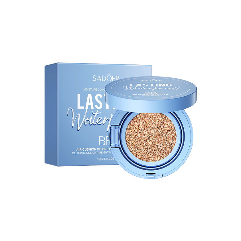 Изображение товара SADOER BB консилер кушон SPF20+ водостойкий, Натуральный