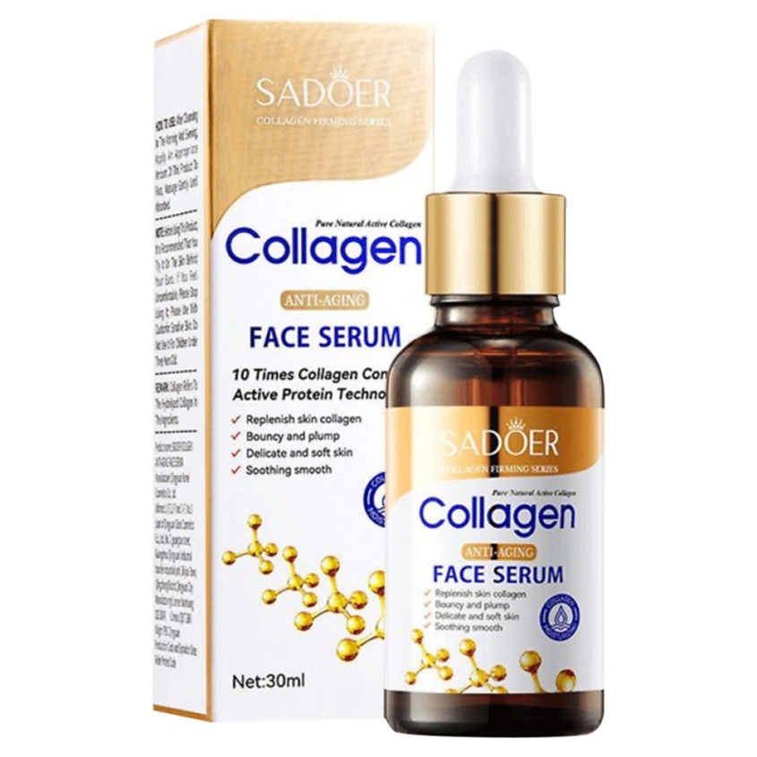 Изображение товара SADOER антивозрастная увлажняющая сыворотка для лица с коллагеном 30 мл