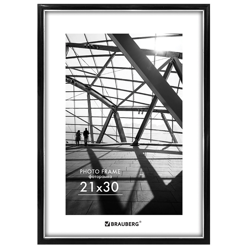 Изображение товара BRAUBERG Рамка 21х30см небьющаяся Original Line, Черный