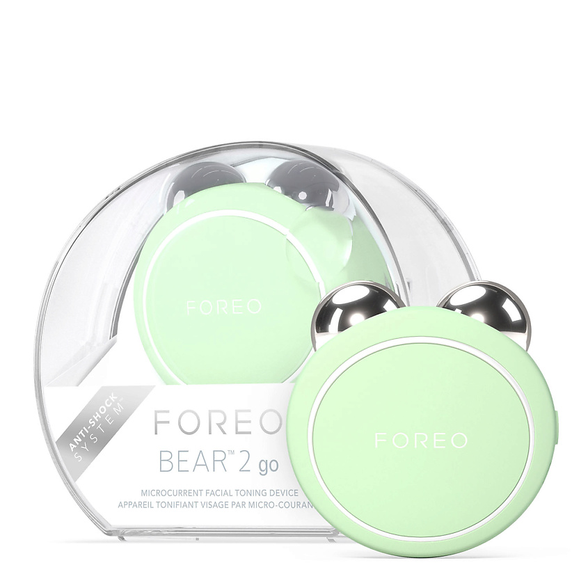 Изображение товара FOREO BEAR™ 2 go Умные тонизирующие микротоки для лица, Зеленый