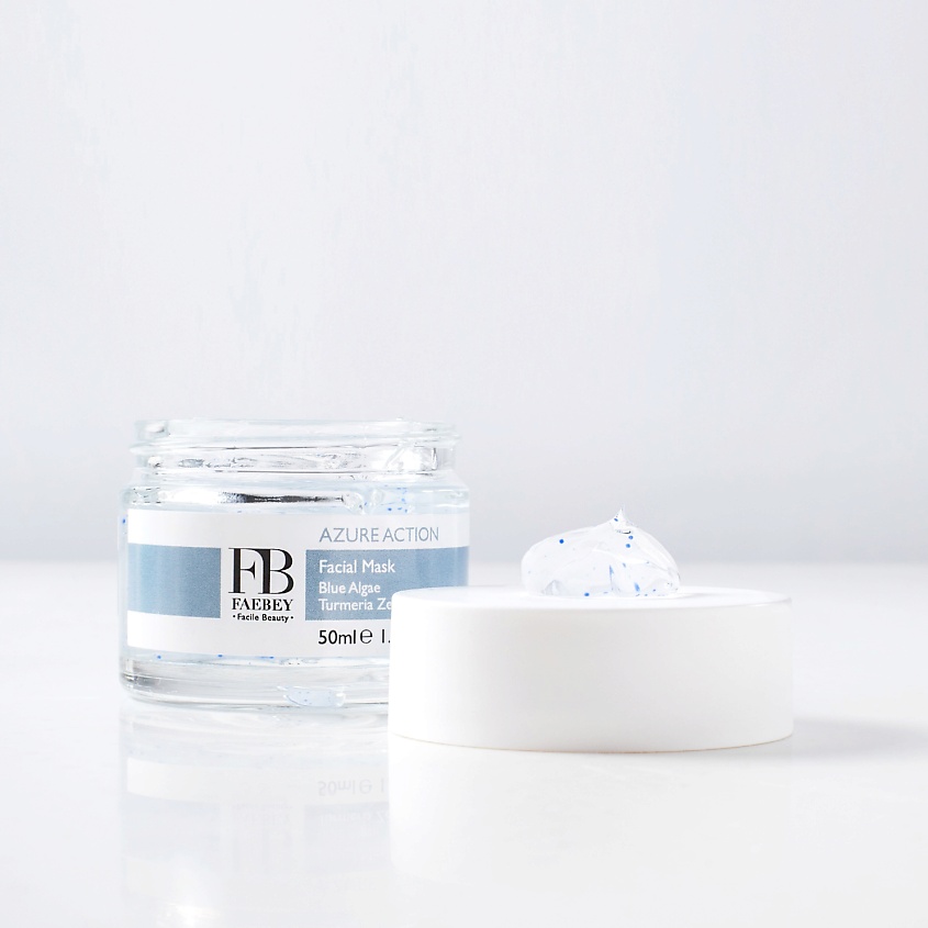 Изображение товара FB FAEBEY Маска для лица AZURE ACTION Facial Mask Turmeria Zen + Blue Alagae, 50 мл