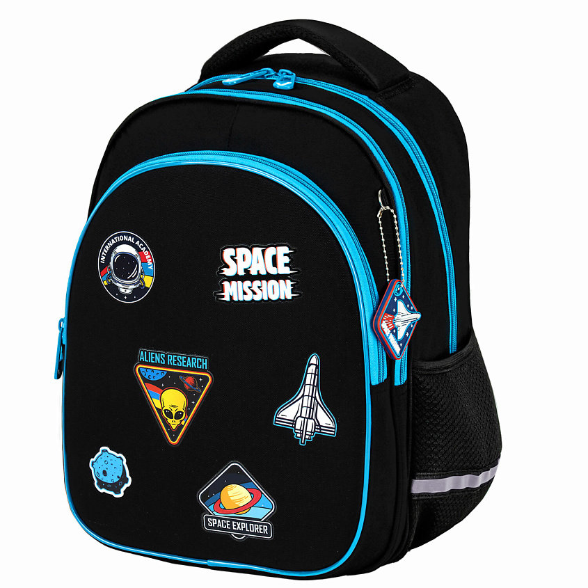 Изображение товара BRAUBERG Рюкзак OPTIMA Space mission, цвет: Черный, размер: 36х27 Изображение товара BRAUBERG Рюкзак OPTIMA Space mission, цвет: Черный, размер: 36х27