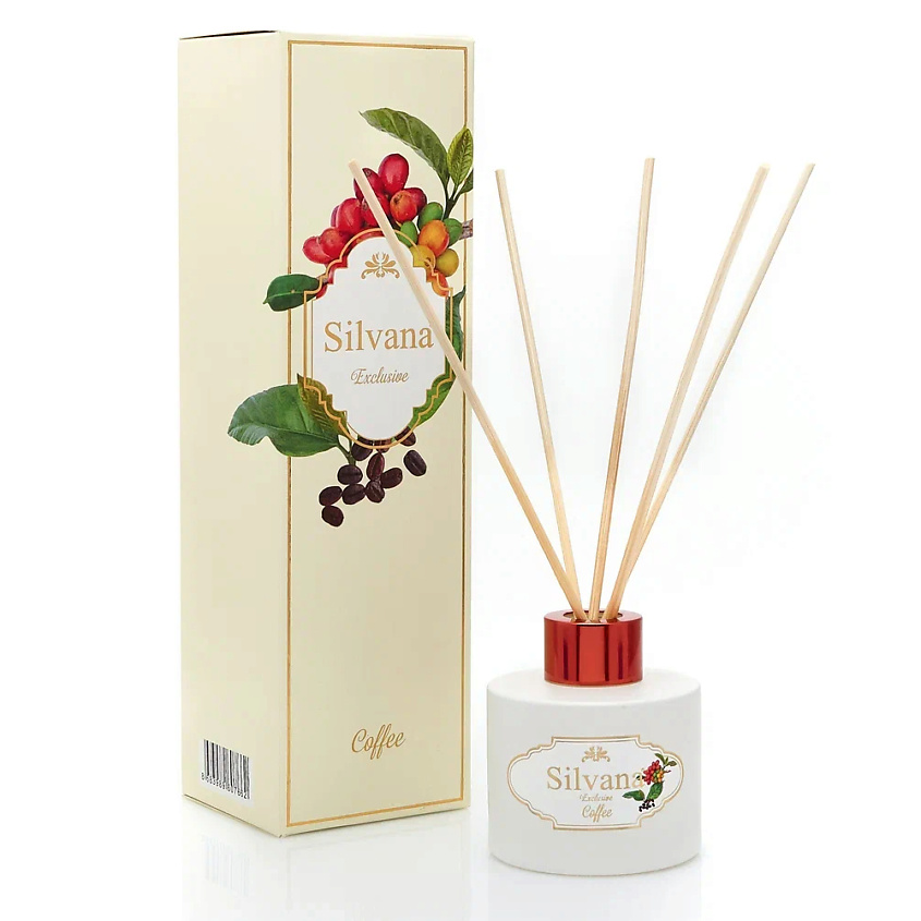 Изображение товара Аромадиффузор SILVANA Coffee 100 мл древесный аромат с нотами кофе сандал и пачули