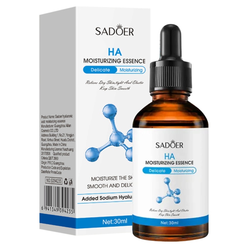 Изображение товара SADOER Эссенция для лица увлажняющая с гиалуроновой кислотой, 30 мл