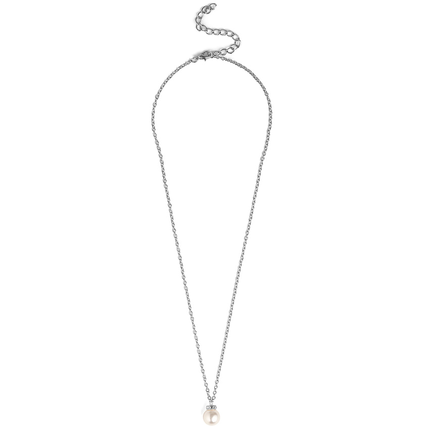 Изображение товара NOTHING BUT LOVE Цепочка с кулоном "Жемчужина Нила", Серебряный