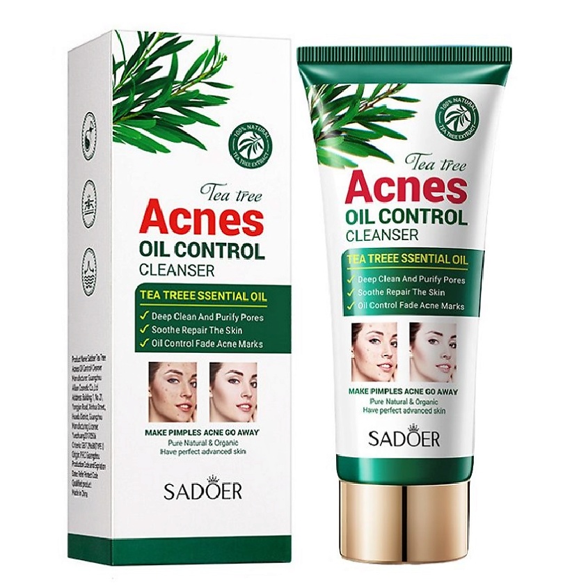 Изображение товара Средство для умывания против акне с маслом чайного дерева 100 г от SADOER