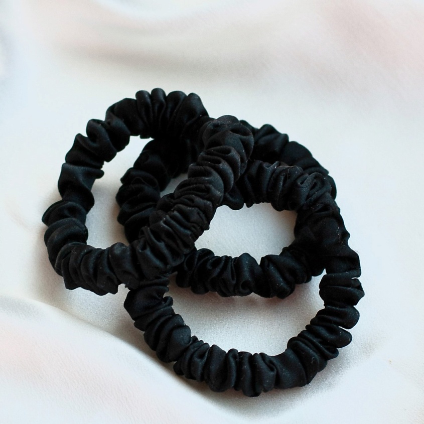 Изображение товара 8 HORAS OF SILK Набор из 3 шелковых резинок, Midnight