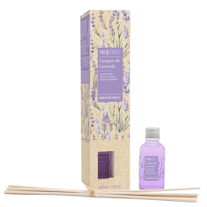 Изображение товара MIKAROMAS Ароматизатор воздуха с палочками Лаванда, 30 мл