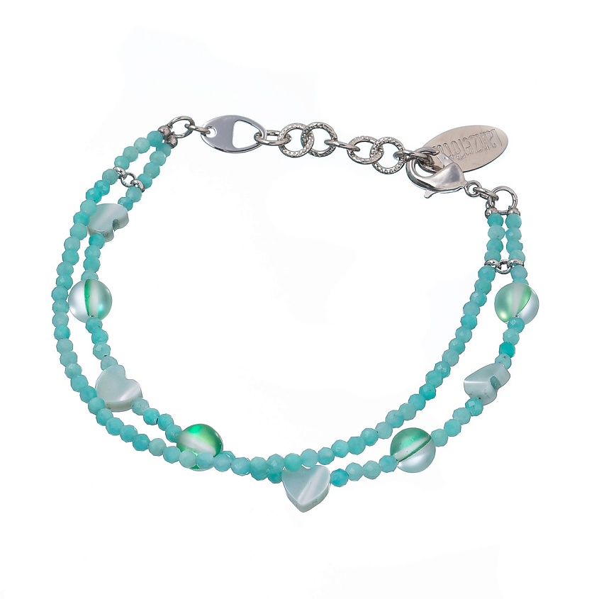 Изображение товара Браслет LANZEROTTI Ispirazione из натуральных камней и бижутерного сплава