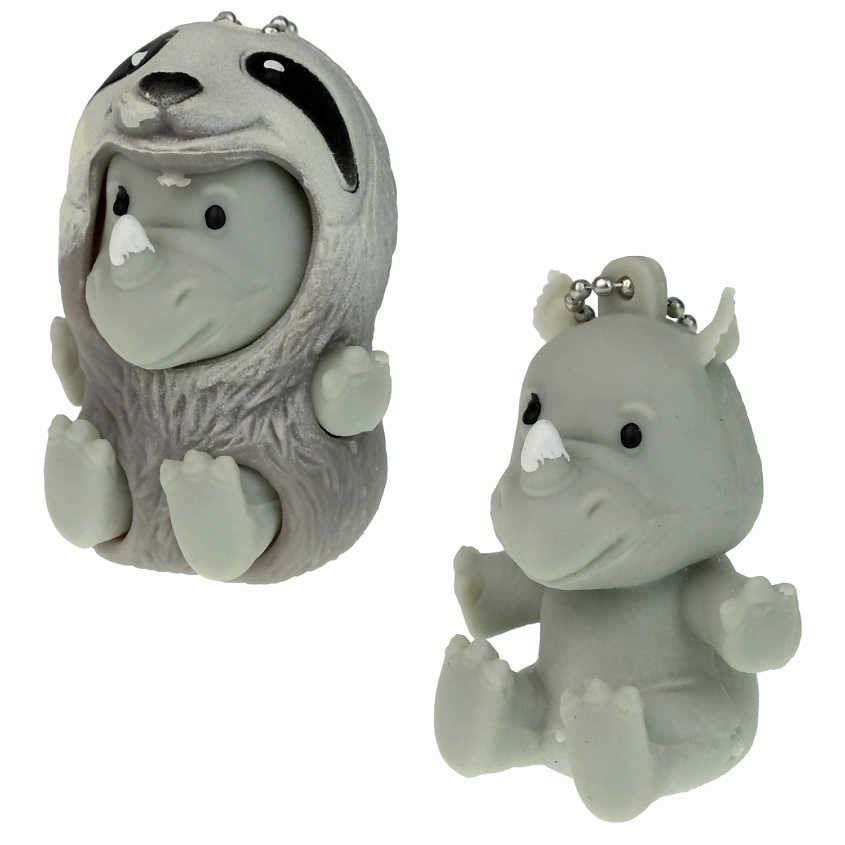 Изображение товара Маскарад для зверят 1TOY Тянущиеся мягкие игрушки в костюмах животных