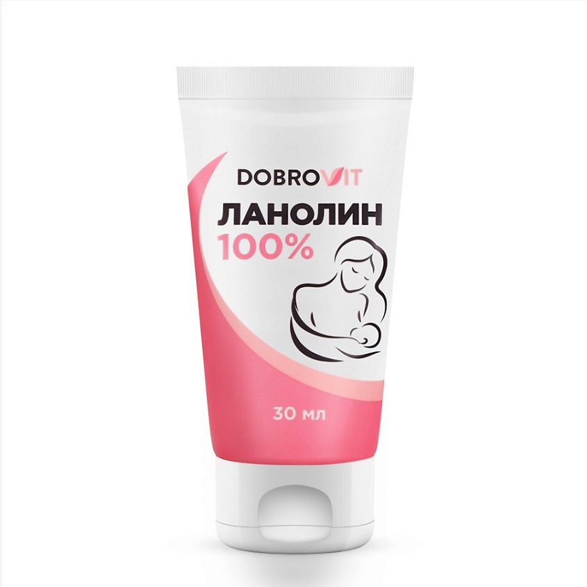 Изображение товара DOBROVIT Ланолин для сосков и губ, безводный, натуральный, 30 мл
